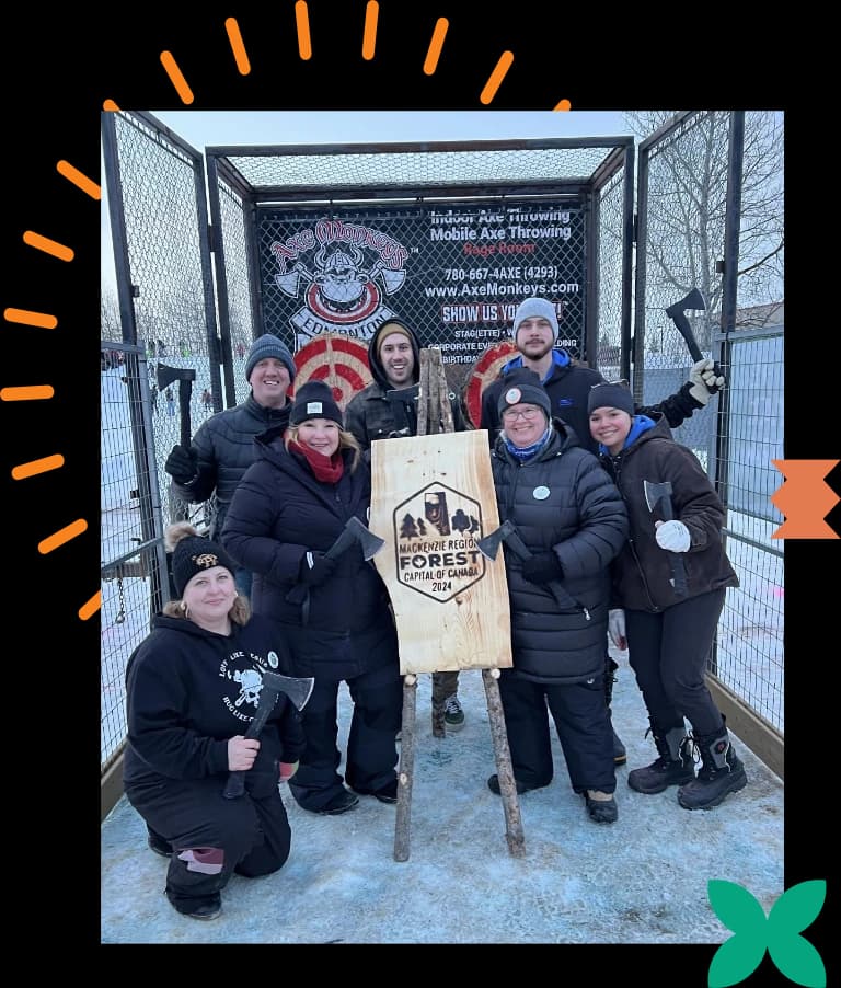 A group of Forest Capital of Canada 2024 Members